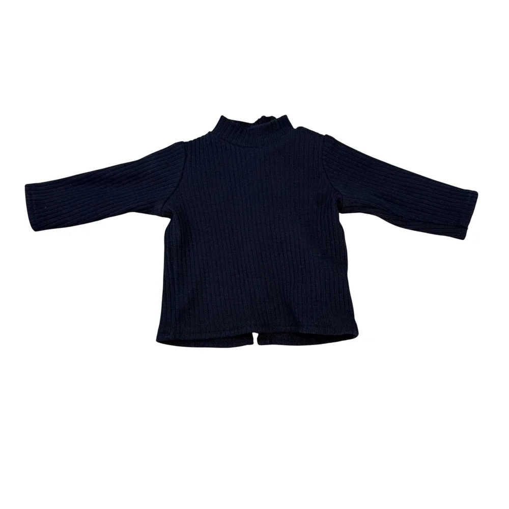 American Girl black Ribbed long sleeve shirt Pleasant Company red jumper outfit